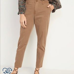 Old Navy High Waisted OG Chino, Sisal (Dark Khaki)